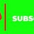 SUBSCRIBE Green Screen Футажи для видеомонтажа Подписка на канал на зеленом фоне
