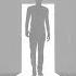 A Person Entering From A White Door Into A Room