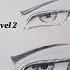 How To Draw Anime Eyes Different Levels Anime Drawing Art Howtodraw Shorts