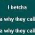 2Pac Wonda Why They Call U Bytch Clay Wood Karaoke