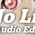 No Lie AUDIO EDIT Speed Up Dua Lipa