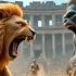 Massive Muscular Lion Vs Gorilla Intense Battle In Ancient Arena Who Will Win