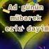 Doğum Günün Mübarek Dayi