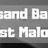 Post Malone A Thousand Bad Times Slowed Reverb