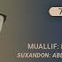SAHRO Roman 7 Bob Muallif Mustafo Yusuf AbdukarimMirzayev2002