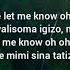 Jux Sio Mbaya Official Lyrics