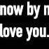 Nothing S Gonna Change My Love For You Lyrics Westlife