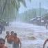 EXTREME STORM HITS THE VILLAGE PEACEFUL YET POWERFUL MOMENTS KIDS LAUGHING IN THE RAIN