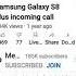 Samsung Galaxy S8 Plus Incoming Call With Friday Ringtone