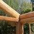 силовой комплект Post Beam конюшни на полторы тысячи лошадей из кедра или лиственницы на заказ