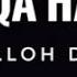 Abdulloh Domla Musiqa Haqida Mavuza