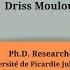 Conversation With Research Scholar Of Double Doctorate Program Driss Mouloua