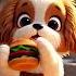 Dog Making Burger