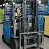 Electric Forklift Driver Warehouse Operation