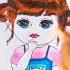 How Much Like For Her Cuteness Colouring Of Cute Girl Hello My Name Is Zuzi Hellomynameiszuzi Zuzi