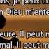 Mon Dieu M Entend