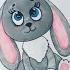 Идеи для скетчбука Как нарисовать зайчика Уроки рисования для детей HOW TO DRAW A CUTE BUNNY