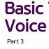 Spiritual Training Basic Training Voice Vision Part 3