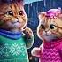 Cat Family S Magical Fireworks Night