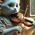 Rainy Night Violin Serenade Emotional Cat Violin Music For Relaxation And Calm