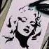 Marilyn Monroe Fanarts Marilynmonroe Madonna Hungup Silhouette Top3 Shorts Viral Drawing