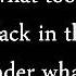 The Rasmus Back In The Picture Lyrics