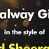 Ed Sheeran Galway Girl Karaoke Version From Zoom Karaoke