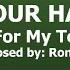 In Your Hands Song For My Teacher By Ron Miller Minus One Version