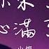 小燦 你來了又走心滿了又空 你像風來了又走 我的心滿了又空 動態歌詞