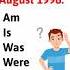 Basic English Grammar Learn English Grammar