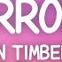 1 HOUR Justin Timberlake Mirrors Lyrics