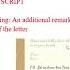 PostScript And Its Meaning English Learnenglish Subscribe Postscript