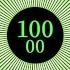 100 Second Timer With Music Green Circle Countdown