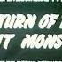 Return Of The Giant Monsters Gamera Vs Gyaos 1967