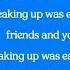Charli XCX Breaking Up Lyrics