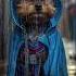 Relaxing Rain Sounds With Cute Yorkshire Terrier In Superman Rain Gear