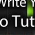 One Direction I Want To Write You A Song Tutorial How To Play On Piano