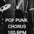 Pop Punk Chorus I Drum Track I 100 BPM Drums Tripletsrockdrumbeat Drummer