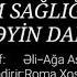 Düşünməyə əsas Olan şeir Əli Ağa Aslan Mənim Sağlığıma Içməyin Daha