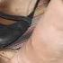 Dangling My Smelly Well Worn Mary Jane Flats