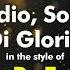 Freddie De Tommaso Addio Sogni Di Gloria Karaoke Version From Zoom Karaoke