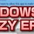 Windows 10 Crazy Error