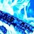 BLUE FIRE 4K Magic Fireplace With Crackling Fire Sounds