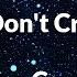KPOP MR 노래방 Don T Cry 더크로스 Origin Ver ㆍDon T Cry The Cross