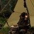 Overnight In Cold Rain Weather Solo Bushcraft Wild Camp Pot Hanger Campfire Cooking Tarp