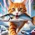 Cat Jailed For Stealing Fish Cat Cute Jail Fish Ai Funny Shorts
