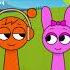 Orange And Pinky Funny Animation Incredibox Sprunki Animation Incredibox Sprunki Cartoon