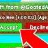 When You Offer For A Disco Bee In Grow A Garden Shorts Roblox