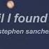 Until I Found You Sped Up Stephen Sanchez I Would Never Fall In Love Again Until I Found Her
