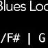 D Blues Jam Loop Guitar Backing Track